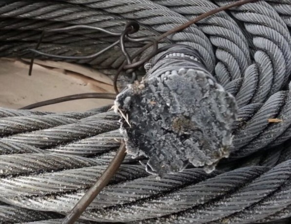 Канат стальной двойной круглопрядный левой свивки ВК ЛК-О 11,5 мм ГОСТ 3081-80 фото