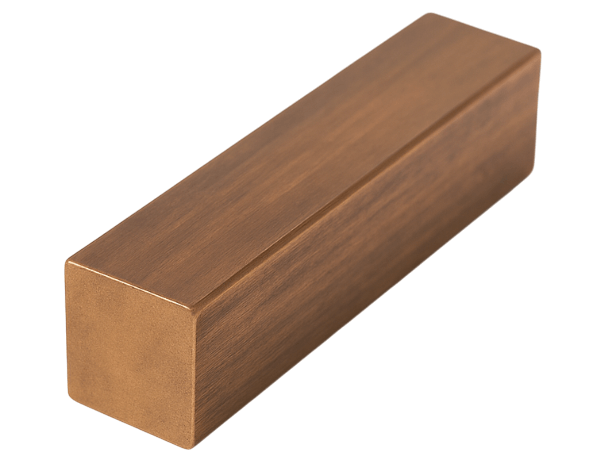 Квадрат бронзовый х/д БрАМц9-2 10х10 мм ГОСТ 1628-2019 фото