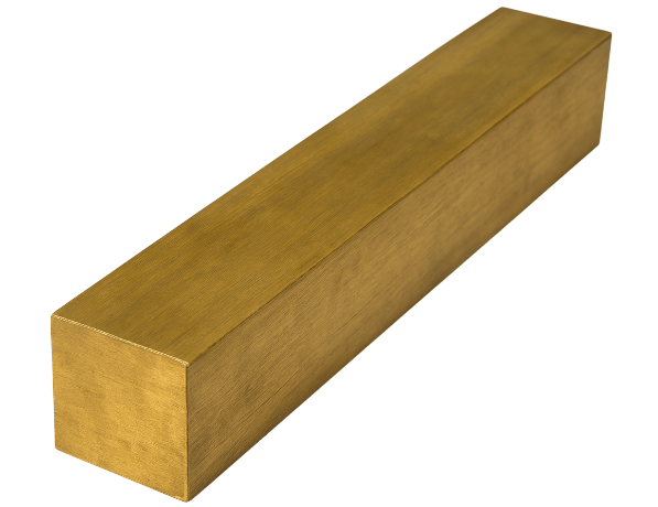 Квадрат латунный тянутый ЛС58-2 3,5х3,5 мм ГОСТ Р 52597-2006 фото