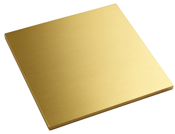 Лист латунный х/к ДПРНМ Л63 0,6х600х1500 мм ГОСТ 2208-2007 фото