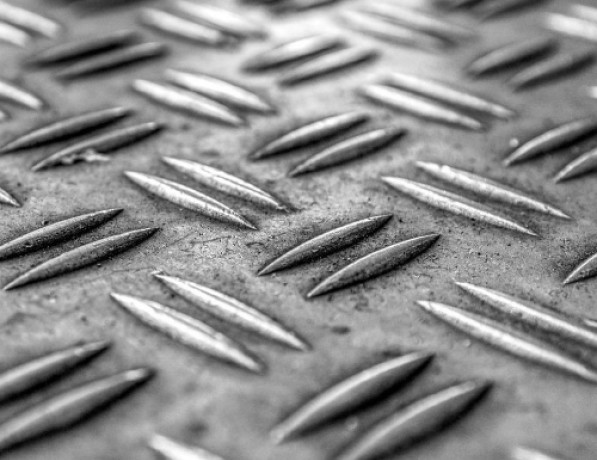 Лист нержавеющий рифленый г/к дуэт 08Х17 2,5 мм фото