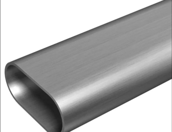 Труба нержавеющая овальная  AISI 430 52х1 мм ГОСТ 8642-68 фото